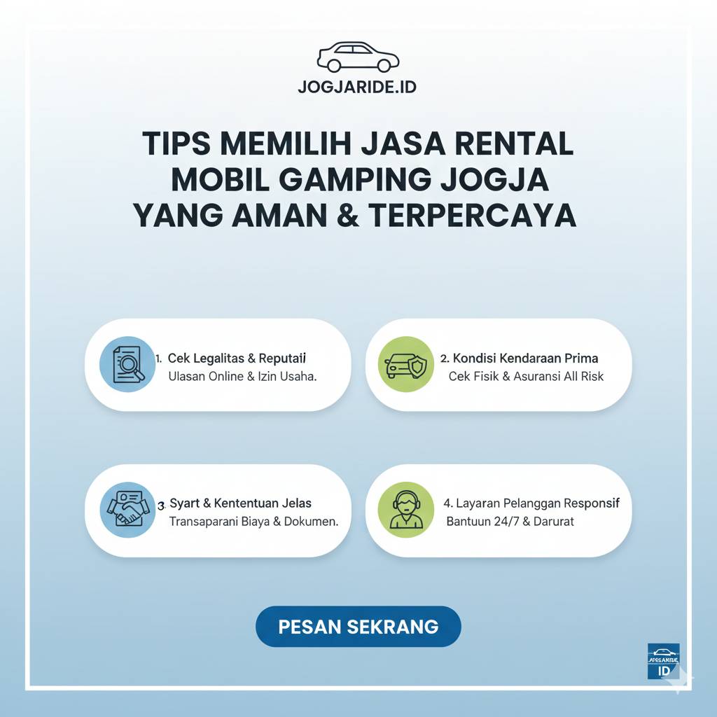 Tips Memilih Jasa Rental Mobil Gamping
