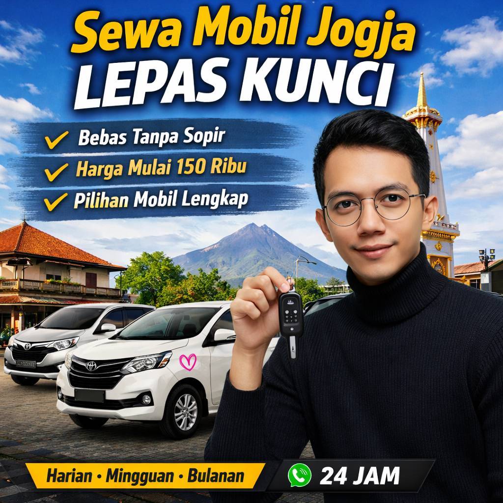 Sewa mobil Jogja lepas kunci Jogja